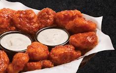 Boneless Wings · Our classic boneless wings are tossed in flavorful sauces.