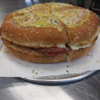 New Orleans Style Muffaletta · Mozzarella, genoa salami, pepperoni and imported ham with olive mix.