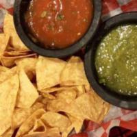 Chips and Salsa · Dip made from tomatoes and onions. 