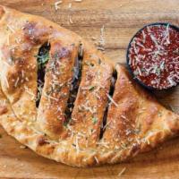 Craft Your Own Calzone · Choose your toppings. Served with a side of marinara sauce. 