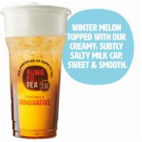 Winter Melon Tea Milk Cap · Caffeine free.