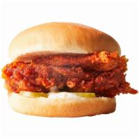 Spicy Chicken Sandwich · Our famous crispy chicken sandwich gets amplified with our TKK spicy seasoning blend. Served...