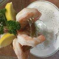 Garnelen Cocktail · Jumbo shrimp served with our cocktail sauce.