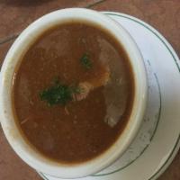 Gulasch Suppe Zigeuner Art · Spicy beef goulash soup- gypsy style.