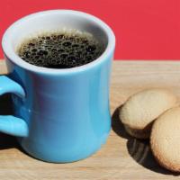 Americano · An espresso dropped in hot water, giving it a similar strength to, but different flavor from...