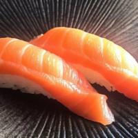 S2. Salmon Nigiri a la Carte · Sake. Raw.