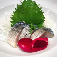 S11. 3 Pieces Mackerel Sashimi a la Carte · Saba. Raw.