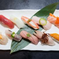 Omakase Sushi Entree · Chef's choice of premium sushi.
