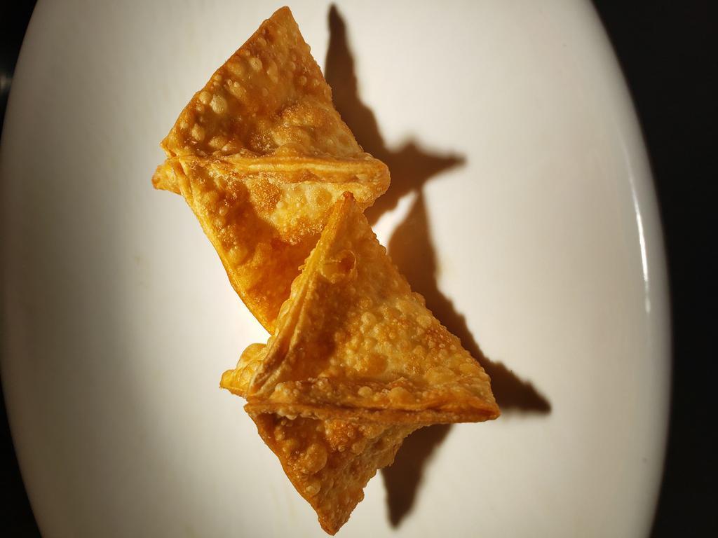 Crab Wontons · Chinese dumpling that comes with filling.