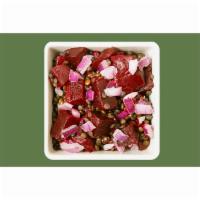 Roasted Beets & Lentils · with horseradish (served cool)