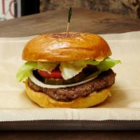 1/3 lb. Lamb Merguez Burger · Organic Lamb Merguez. recommended Served with onions, tomatoes, lettuce, pickles, and our ho...