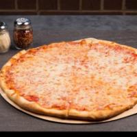 Large Cheese · Traditional cheese pizza with a round, thin crust (8 slices)