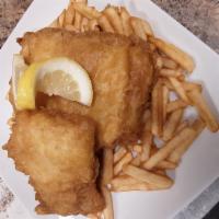 Fish and chips  · Friday only 
