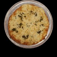 Spinach Artichoke Vegan Bread · ‘VegLicious’ Brushed with Basil Infused Olive Oil, melted Vegan Cheese and an blended sauce ...