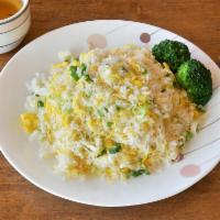 N8. Pineapple Fried Rice with Chicken · Substitute brown rice for an additional charge.
