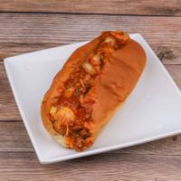 American Hot Dog · Deli mustard, chili and onions.