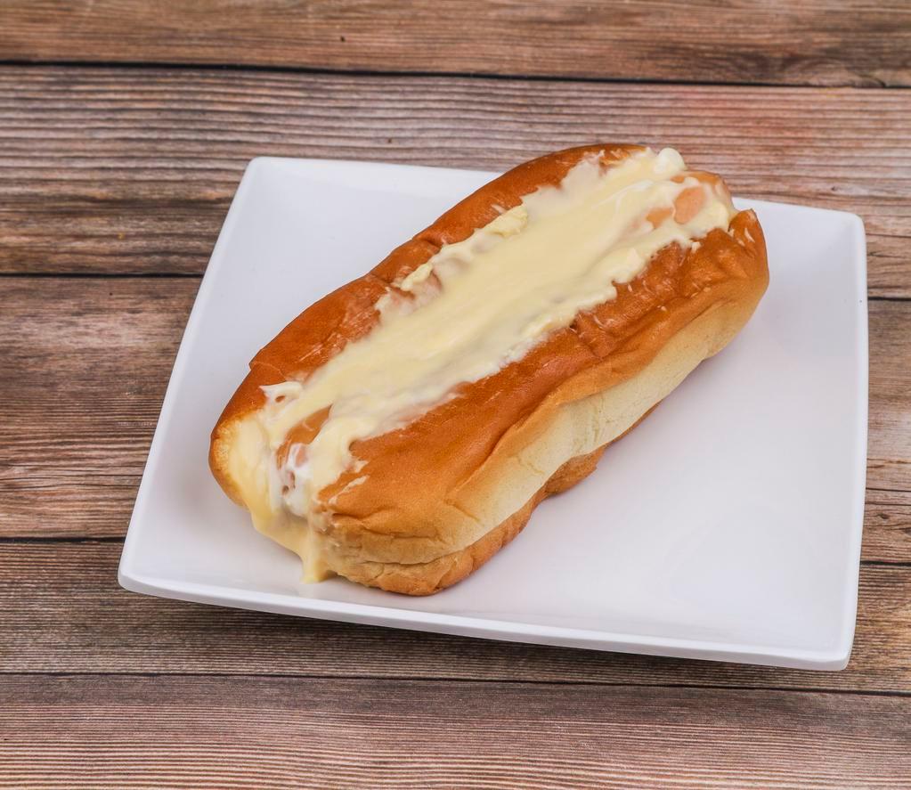 Bell Tower Hot Dog · Mayonnaise and melted cheese.