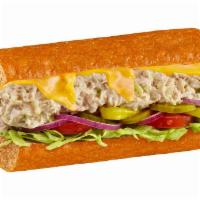 #30 Tuna Melt · Premium albacore tuna & sweet pickle relish with mayo and melted cheddar cheese served Togo’...