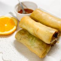 Deep Fried Veggie Rolls · Silver noodles, cabbage, carrot, sweet corn and mushrooms wrapped in rice paper and deep fri...