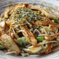 Yaki Udon · Udon noodle and vegetable stir fry.