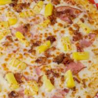 3. Hawaiian Pizza · Ham, bacon, pineapple and extra cheese.