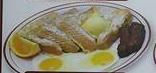 French Toast & 2 Eggs · With 2 bacon or 2 sausage.