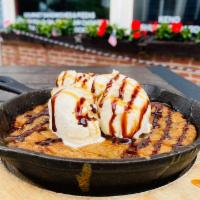 Bazookie · An LB'S staple. This half baked cookie dough concoction is served with ice cream on top and ...