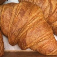 Plain Butter Croissant · Served on a flaky French pastry. A flaky French pastry.