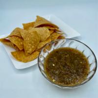Chips & Salsa · Tortilla chips with a side of salsa 