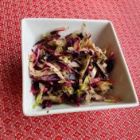 Turkish cabbage · Red & white cabbage, dried mint, lemon juice