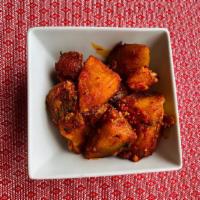 Lebanese potato · Fried potatoes with red pepper paste