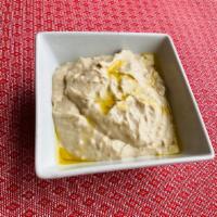 Hummus · Garbanzo beans, tahini, lemon juice, olive oil