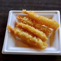 A2. Tempura Shrimp 炸虾 · Battered and fried. 