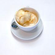 Affogato Espresso · Scoop of vanilla ice cream with double shot.