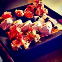 Royal Assorted Sushi · 6 pieces blazin' blazer, 5 pieces hawaiian, 1 piece each of: tako, poke tuna, ika squid and ...