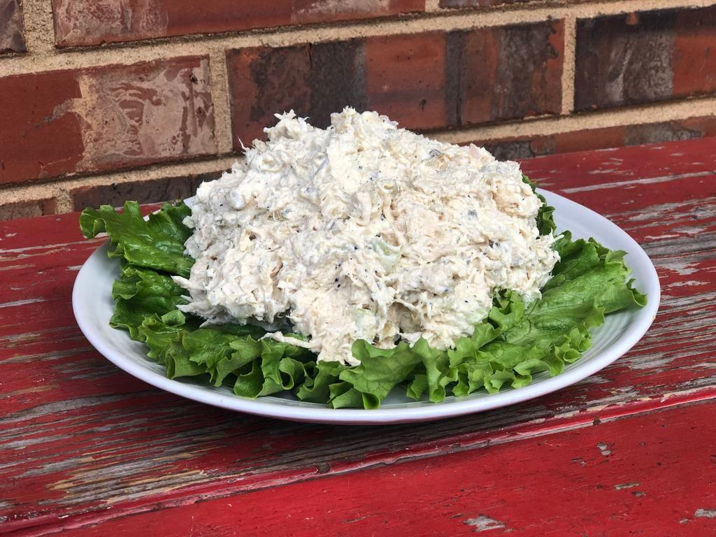 Homemade Chicken Salad · Mcentyre's family recipe chicken salad - made with slow cooked, all white meat chicken breast.