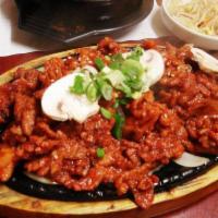 Pork Bulgogi · Specially marinated spicy pork