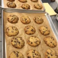 Triple Chocolate Chip Cookies (2 pack) · From Scratch. Dark, milk and semi sweet chocolate chips. 2 pack