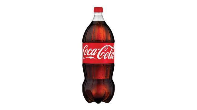 Soda · Quench your thirst by adding a 2-liter of soda from Coca-Cola.