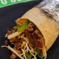 Carne Asada Burrito · Naturally raised beef, marinated until dark and smoky. 
Every order is unique, please choos...
