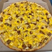 Chicken and Waffles Pizza · 