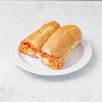 Chicken Parmigiana Sandwich · 