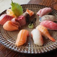 Sashimi Combo · Chef choice of 10 pcs with sushi rice