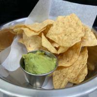 Chips and Guacamole · Vegetarian. Gluten free.