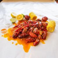 Frozen Crawfish (Order by the Pound, No Half Pound) · Free: 1 corn & 1 potato if order 2 lbs crawfish in the same bag.