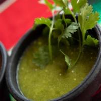 Mild Green Salsa · Our signature green salsa made fresh daily!