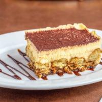 Tiramisu · The classic Italian dessert. A layer of creamy mascarpone set atop espresso-soaked ladyfinge...