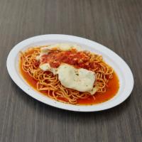 Chicken Cutlet Parmigiana · 