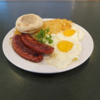 Traditional Breakfast · 2 eggs any style, choice of toast, choice of breakfast meat and a breakfast side.