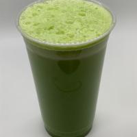 Verde Juice 2 · Spinach, cucumber, broccoli, green apple and lime.